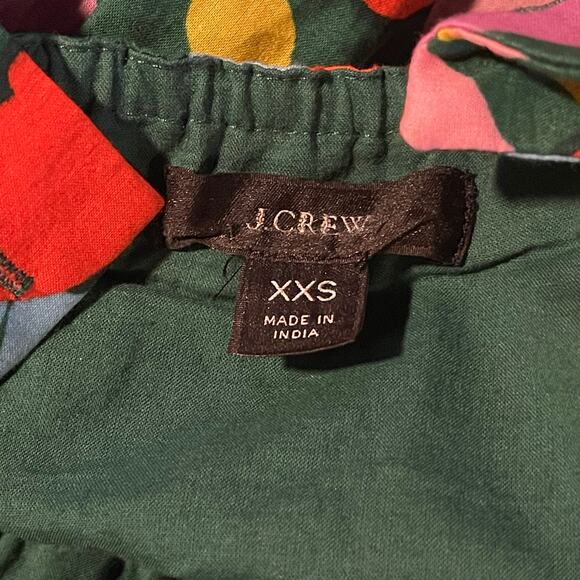 NWOT J. Crew Tassel Dress‎ Confetti Floral Midi Dress Size XXS - Picture 7 of 9